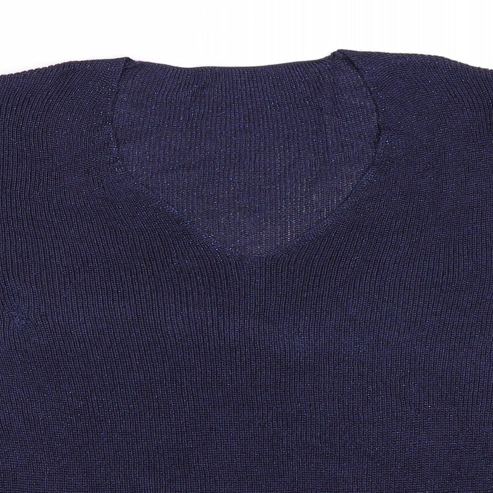 Marks & Spencer Womens Blue   Pullover Jumper Size 14