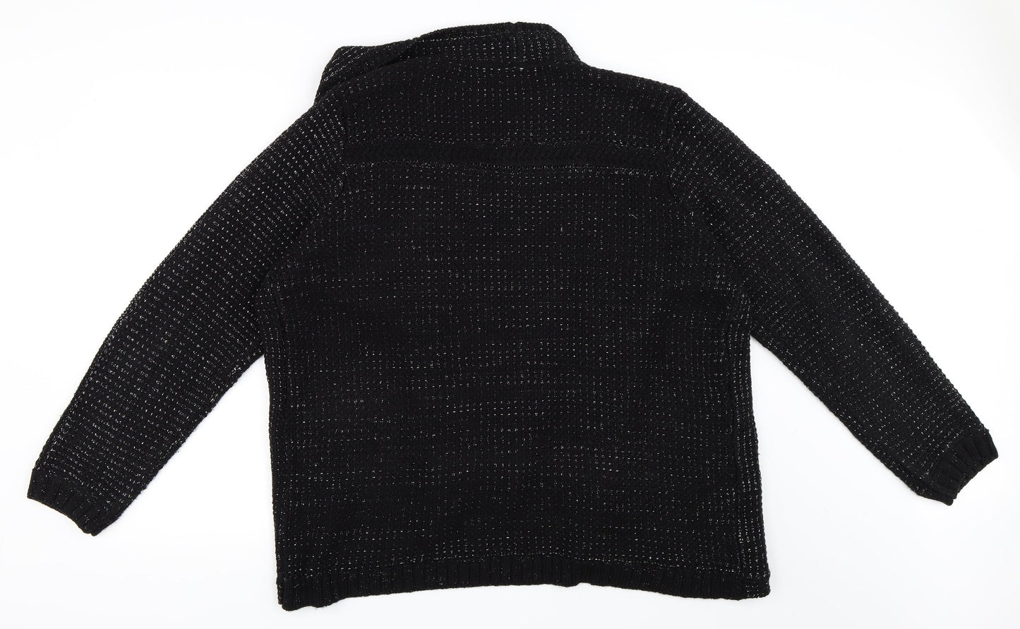 Soon Womens Black   Cardigan Jumper Size 20