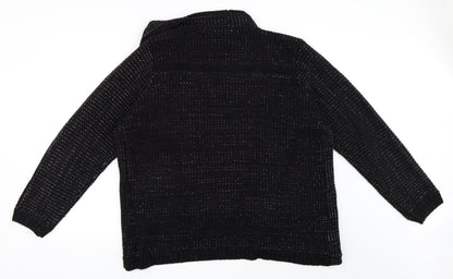 Soon Womens Black   Cardigan Jumper Size 20