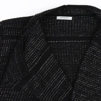 Soon Womens Black   Cardigan Jumper Size 20