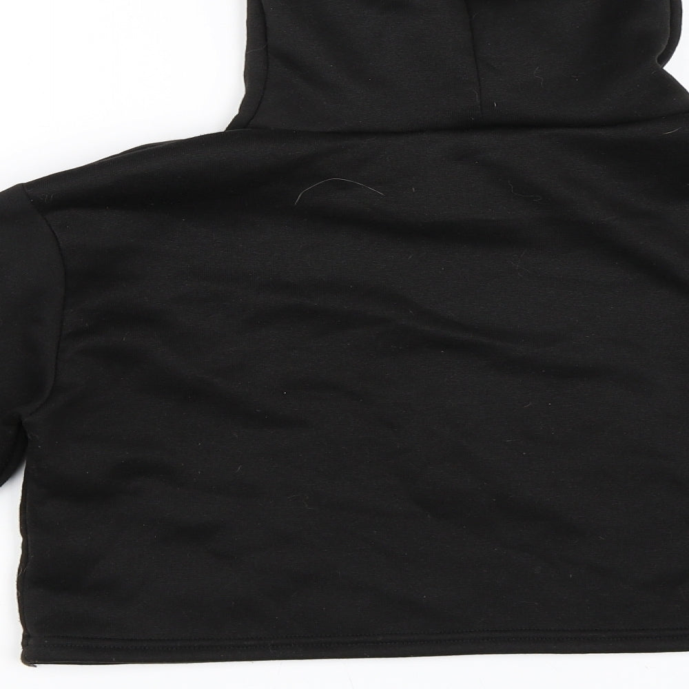 Womens Black   Pullover Hoodie Size M