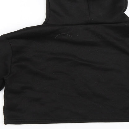 Womens Black   Pullover Hoodie Size M