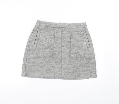 New Look Womens Grey   Straight & Pencil Skirt Size 12