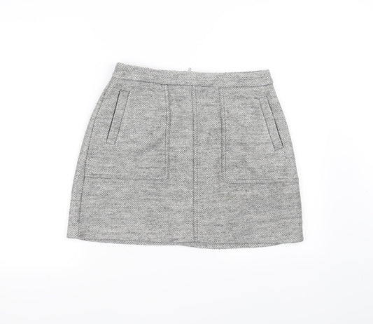 New Look Womens Grey   Straight & Pencil Skirt Size 12