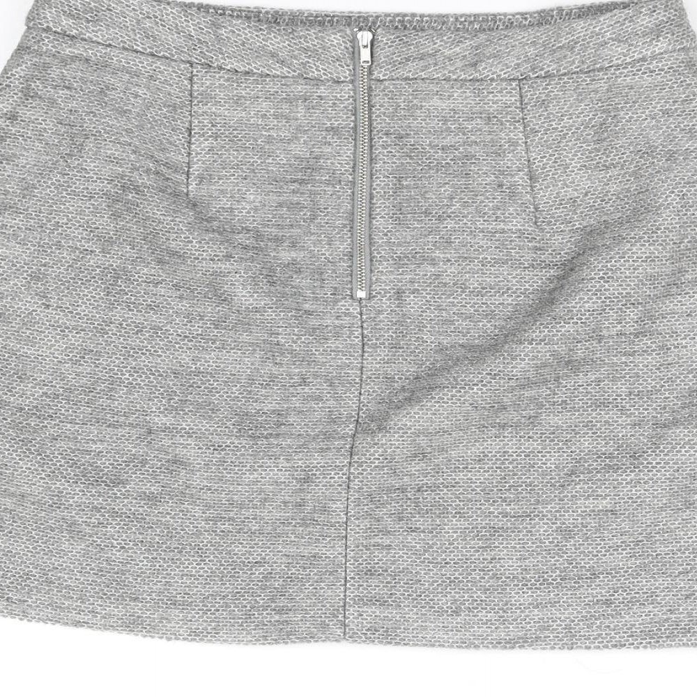 New Look Womens Grey   Straight & Pencil Skirt Size 12