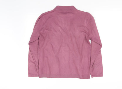 Reflect Womens Purple   Pullover Jumper Size M