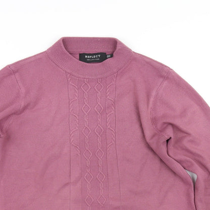 Reflect Womens Purple   Pullover Jumper Size M