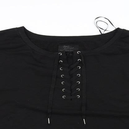 lenx  Womens Black   Pullover Jumper Size 18