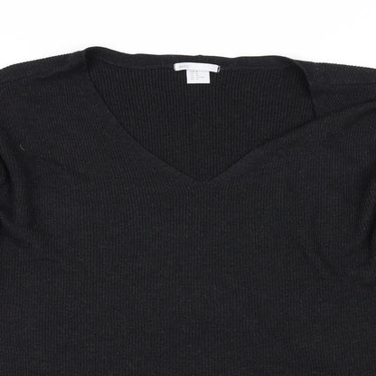H&M Womens Black   Pullover Jumper Size M