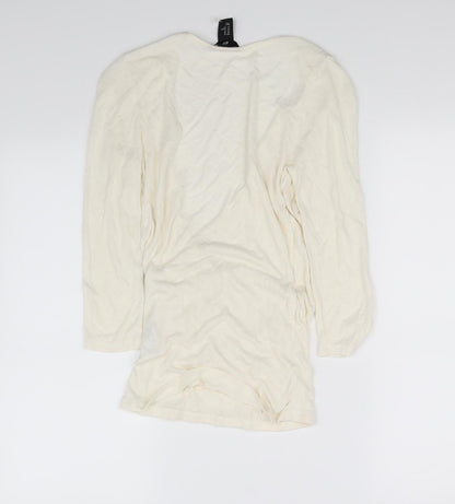 Womens UK Size XS H&M White Basic Blouse