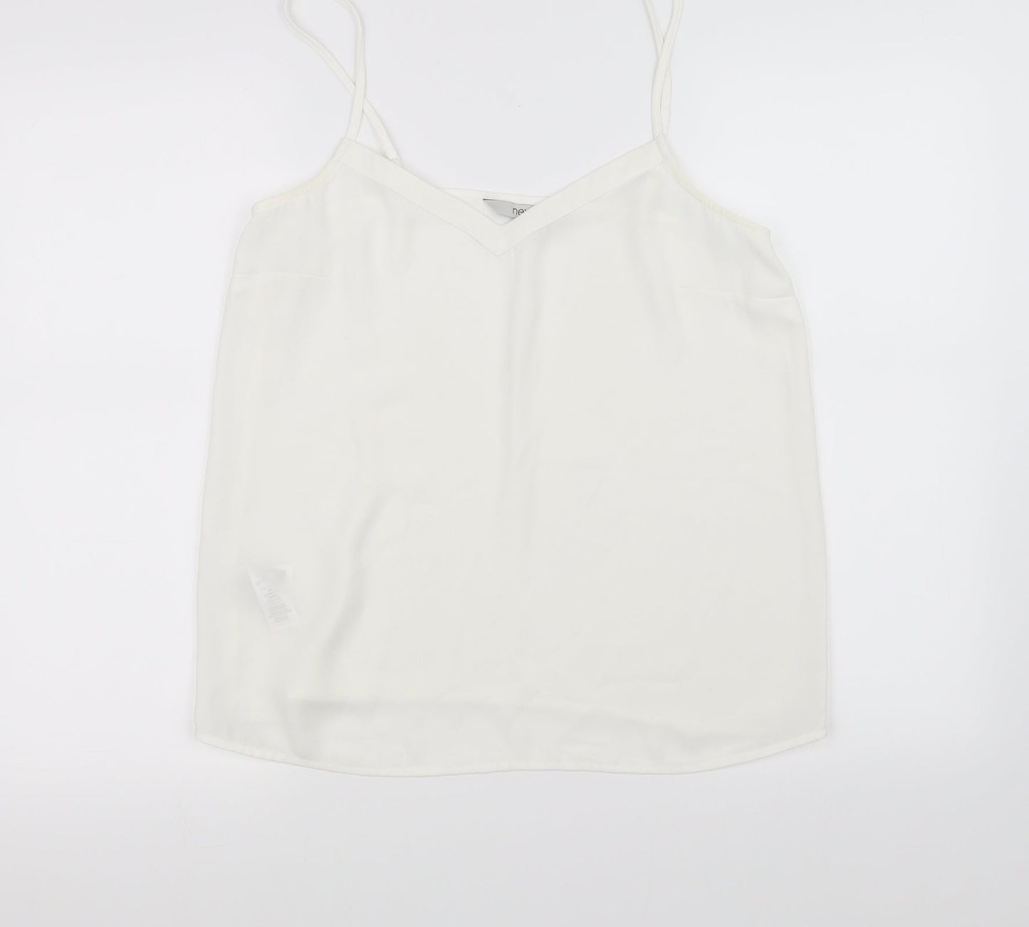 Womens UK Size 12 NEXT White Basic Blouse