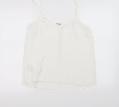 Womens UK Size 12 NEXT White Basic Blouse