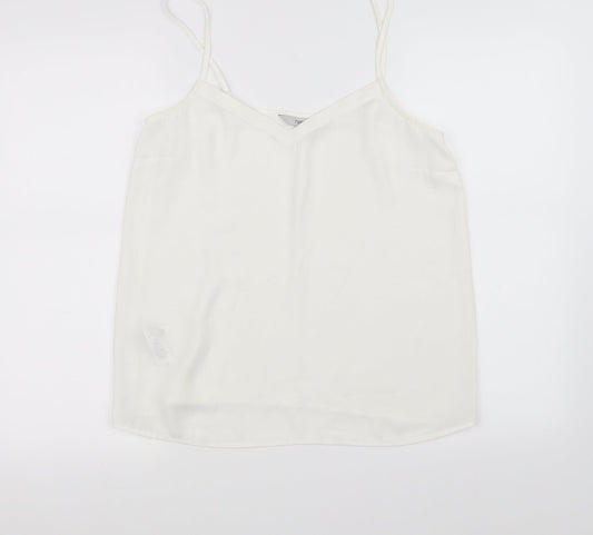Womens UK Size 12 NEXT White Basic Blouse