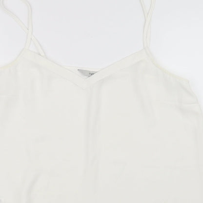 Womens UK Size 12 NEXT White Basic Blouse