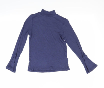 Marks and Spencer Girls Blue   Pullover Jumper Size 9-10 Years