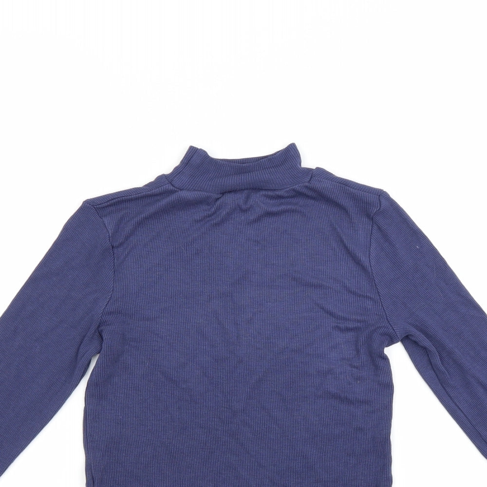 Marks and Spencer Girls Blue   Pullover Jumper Size 9-10 Years