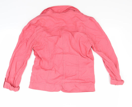 M&Co Womens Red   Jacket  Size 10