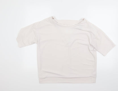 Womens UK Size 12 NEXT White Basic Blouse