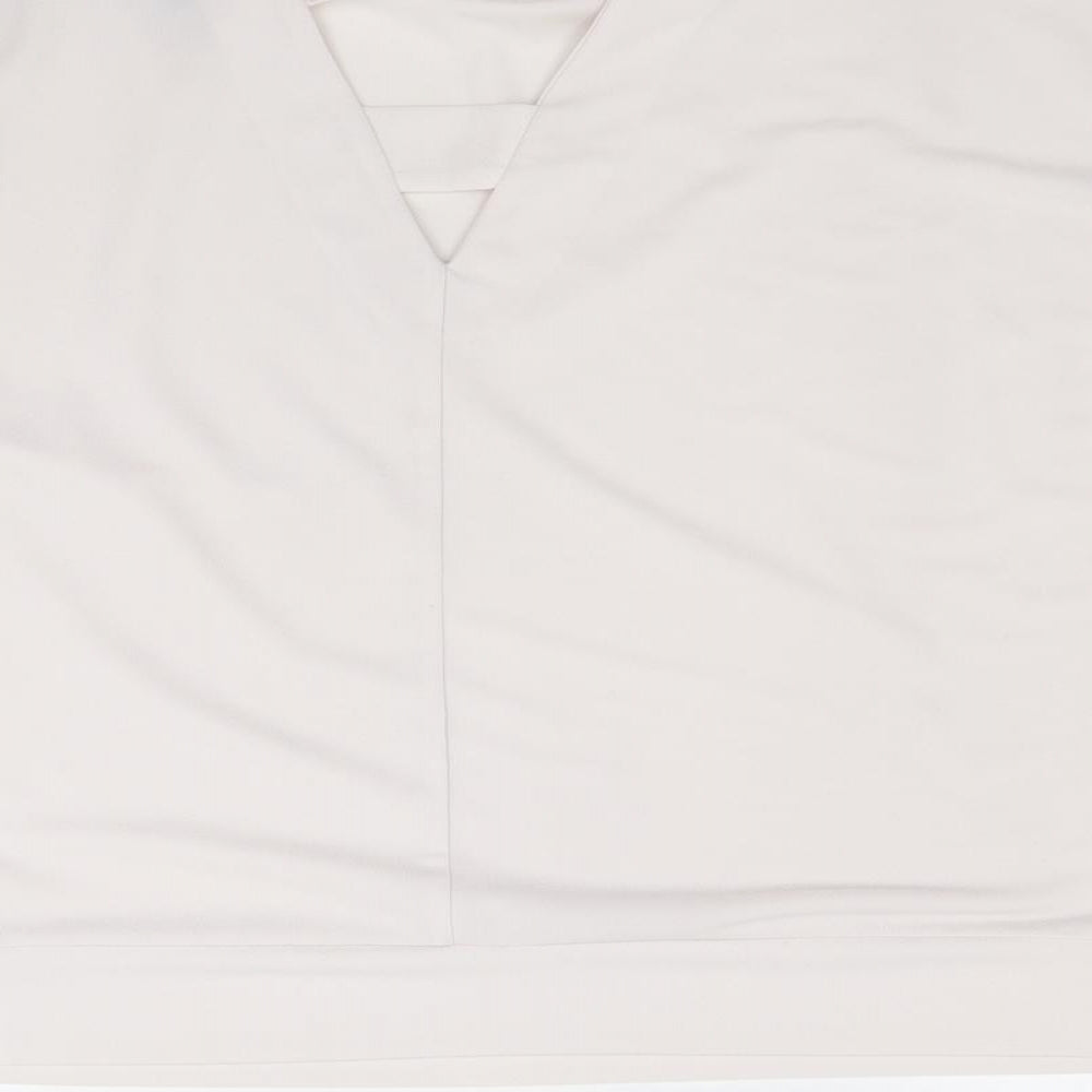 Womens UK Size 12 NEXT White Basic Blouse