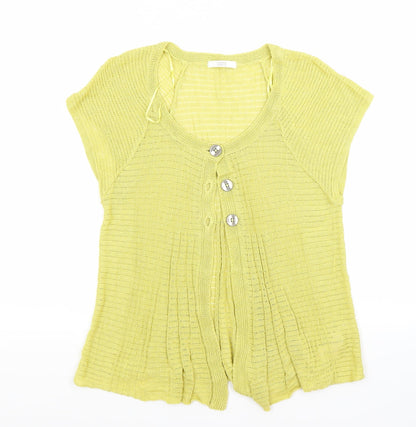 Marks and Spencer Womens Yellow   Pullover Jumper Size 12