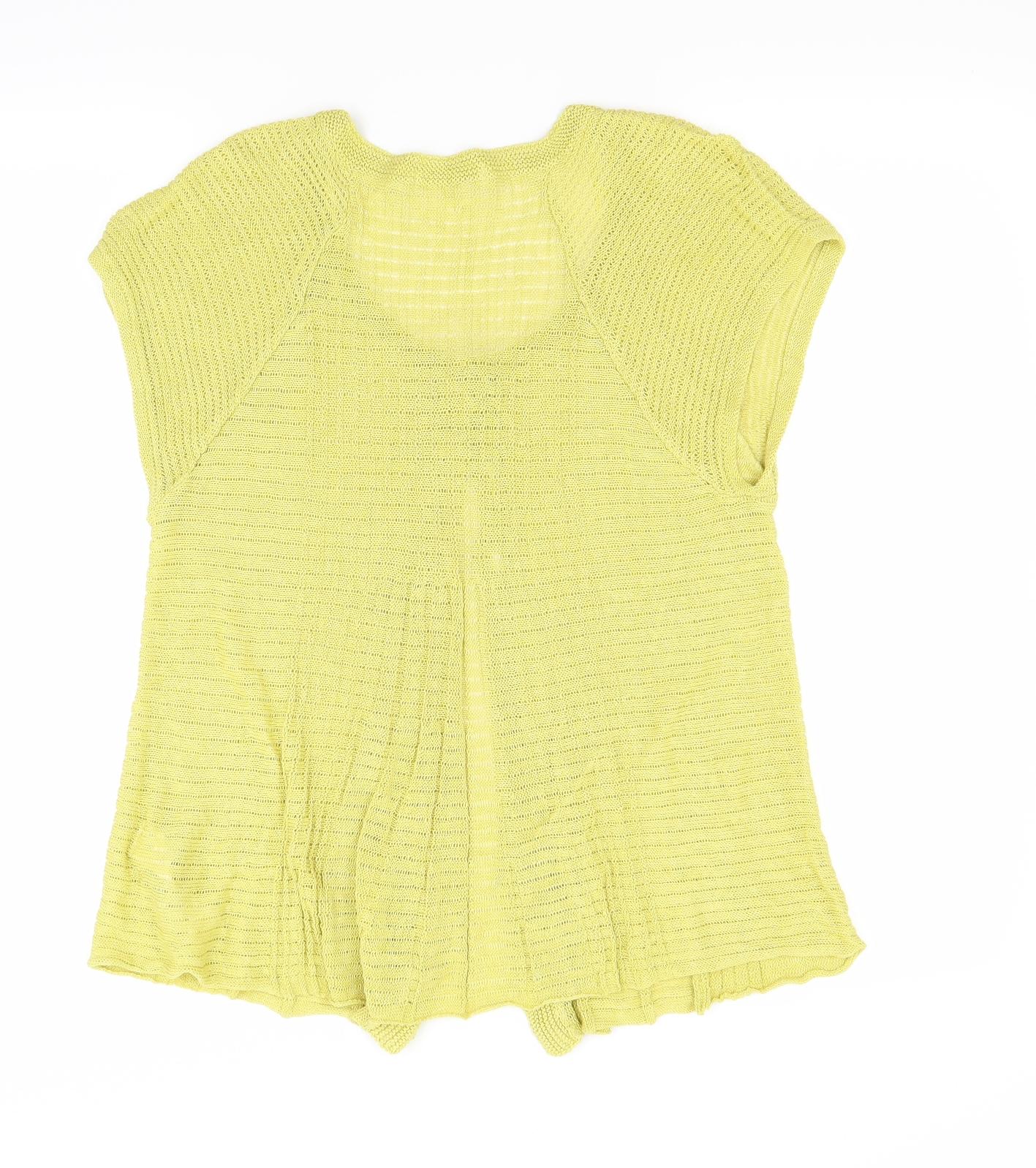 Marks and Spencer Womens Yellow   Pullover Jumper Size 12