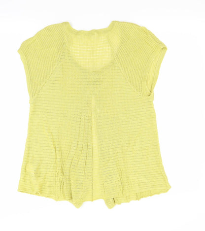 Marks and Spencer Womens Yellow   Pullover Jumper Size 12
