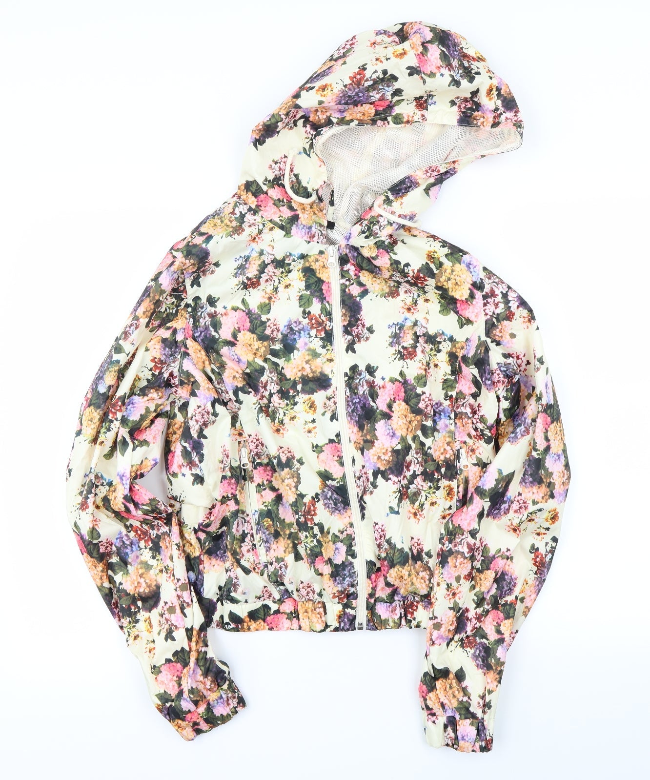 Womens UK Size M Brave Soul Ivory Rain Coat
