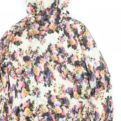 Womens UK Size M Brave Soul Ivory Rain Coat