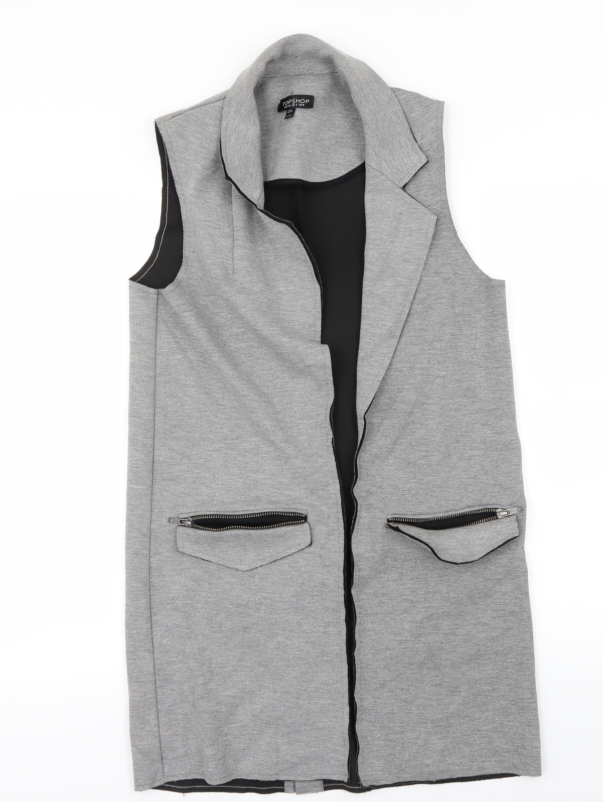 Topshop Womens Grey   Cardigan Jumper Size 8