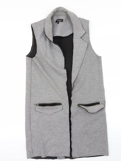 Topshop Womens Grey   Cardigan Jumper Size 8