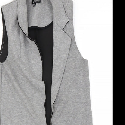 Topshop Womens Grey   Cardigan Jumper Size 8