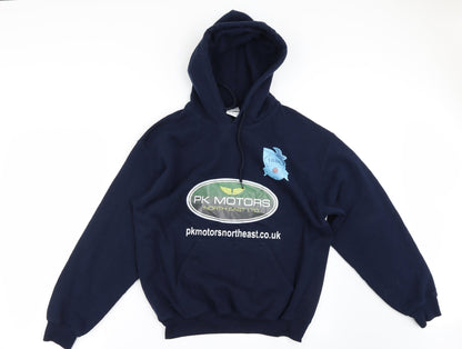 Gildan Mens Blue   Pullover Jumper Size M