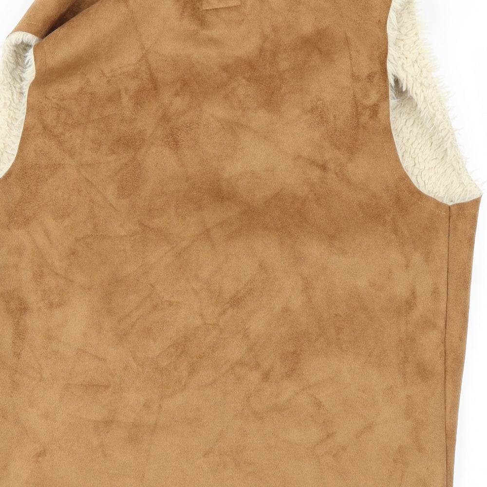New Look Girls Brown   Jacket Coat Size 14-15 Years