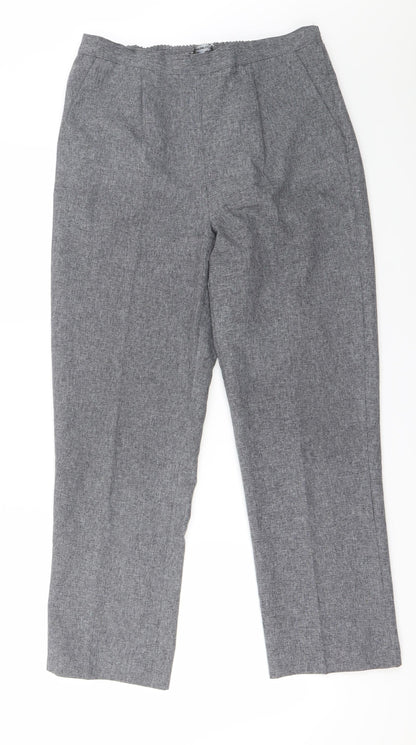 Womens UK Size 10 Preworn Regular Fit  Grey Trousers