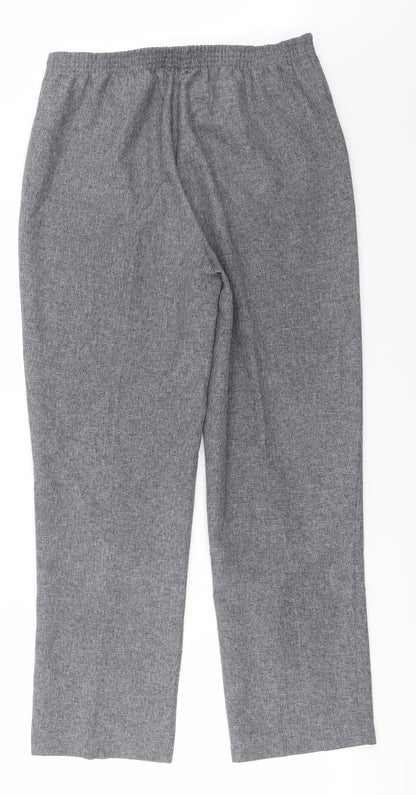 Womens UK Size 10 Preworn Regular Fit  Grey Trousers