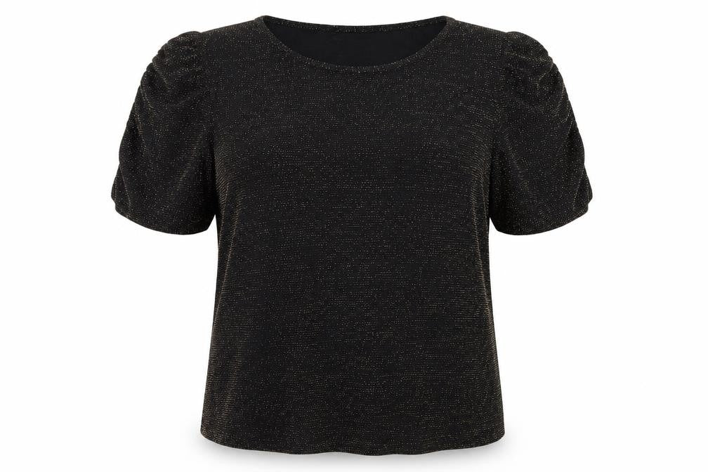 Womens UK Size 16 New Look Black Basic Blouse