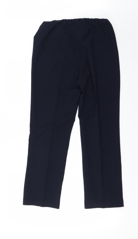 Womens UK Size 10 julipa Regular Fit  Blue Trousers