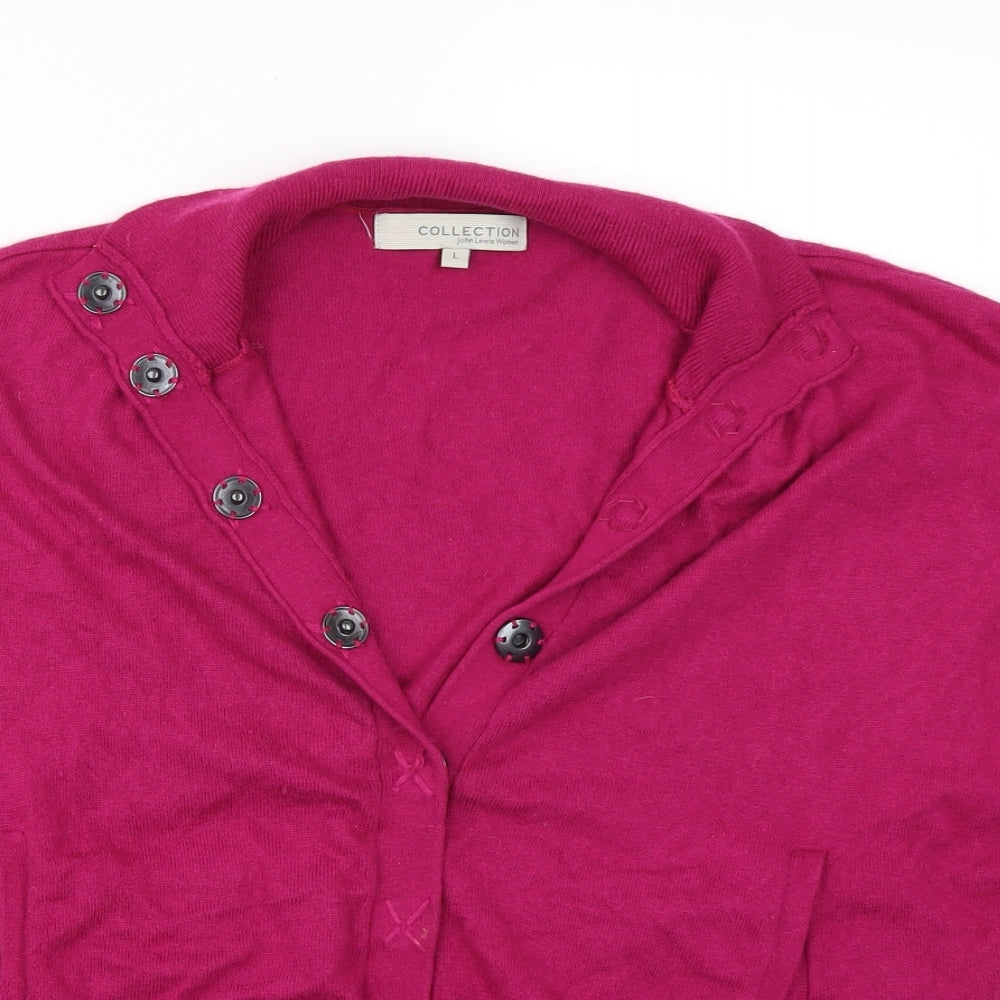 John Lewis Womens Purple   Cardigan Jumper Size L