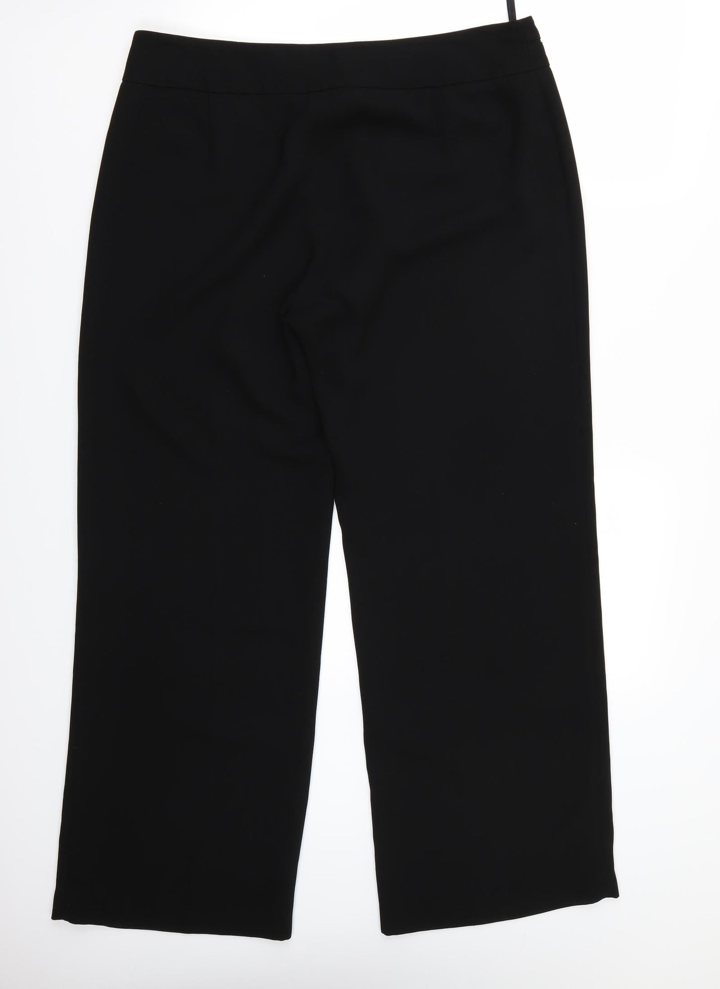 Womens UK Size 16 Marks and Spencer Regular Fit  Black Trousers
