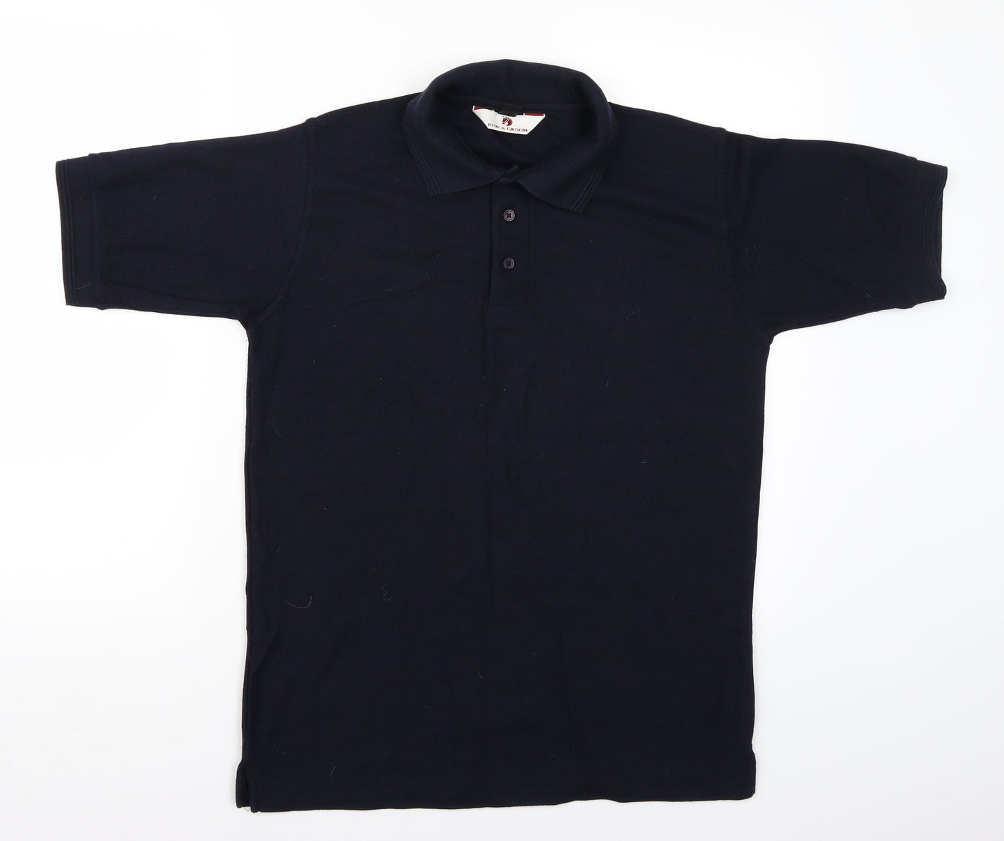 Ride & groom Mens Blue    Polo Size S