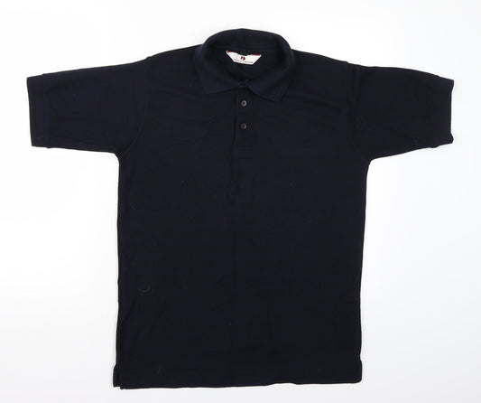 Ride & groom Mens Blue    Polo Size S