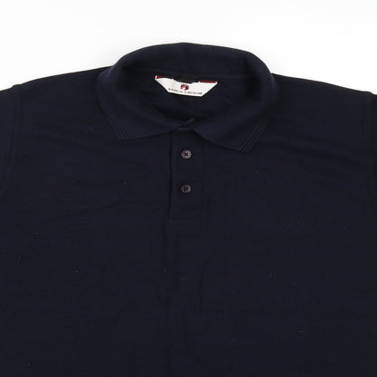 Ride & groom Mens Blue    Polo Size S