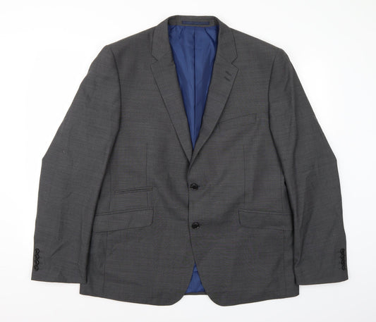 Mens UK Size 44 Marks and Spencer Regular Grey Suit Jacket