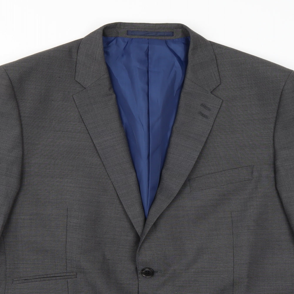 Mens UK Size 44 Marks and Spencer Regular Grey Suit Jacket
