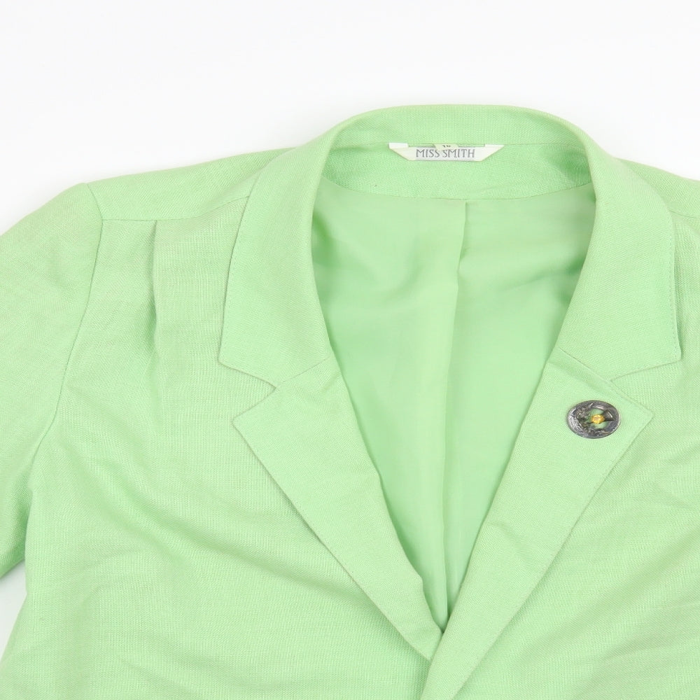 Womens UK Size 10 Miss Smith Green Jacket