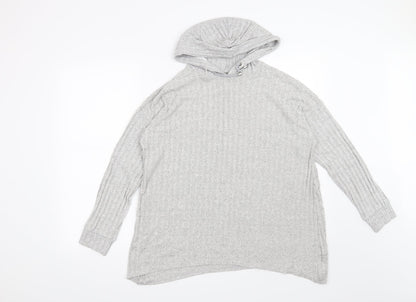 George Womens Grey   Pullover Hoodie Size M