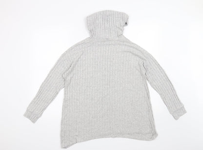 George Womens Grey   Pullover Hoodie Size M