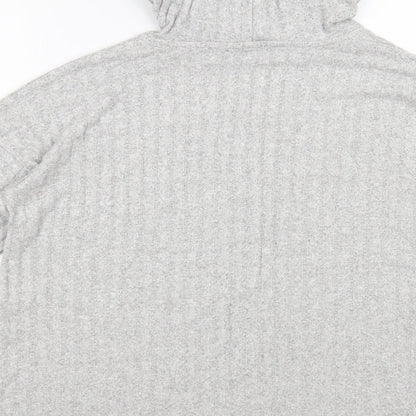 George Womens Grey   Pullover Hoodie Size M