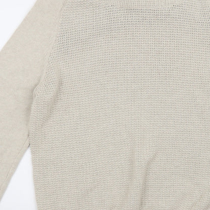 George Mens Beige   Pullover Jumper Size M
