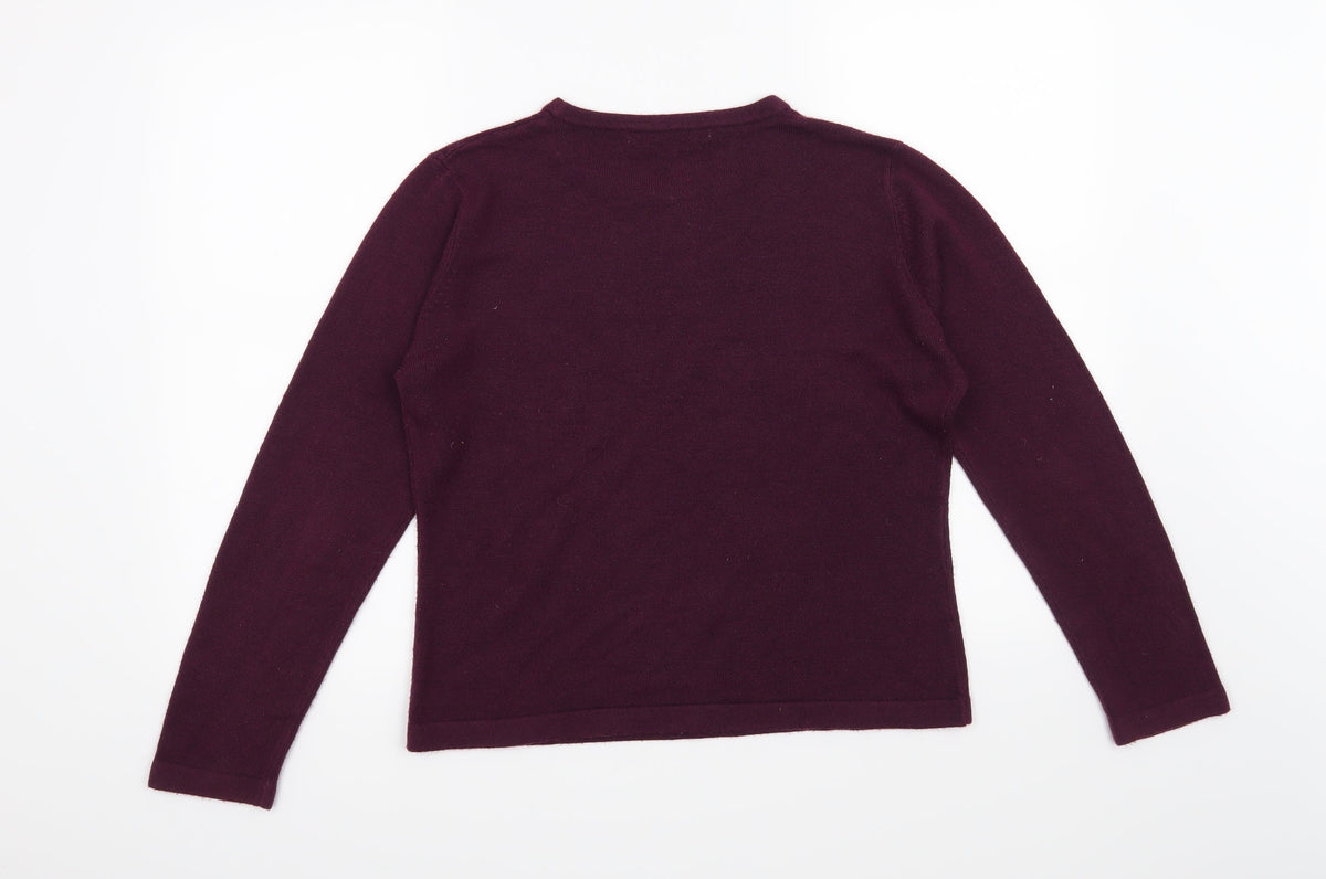 JDV Womens Purple   Pullover Jumper Size 12